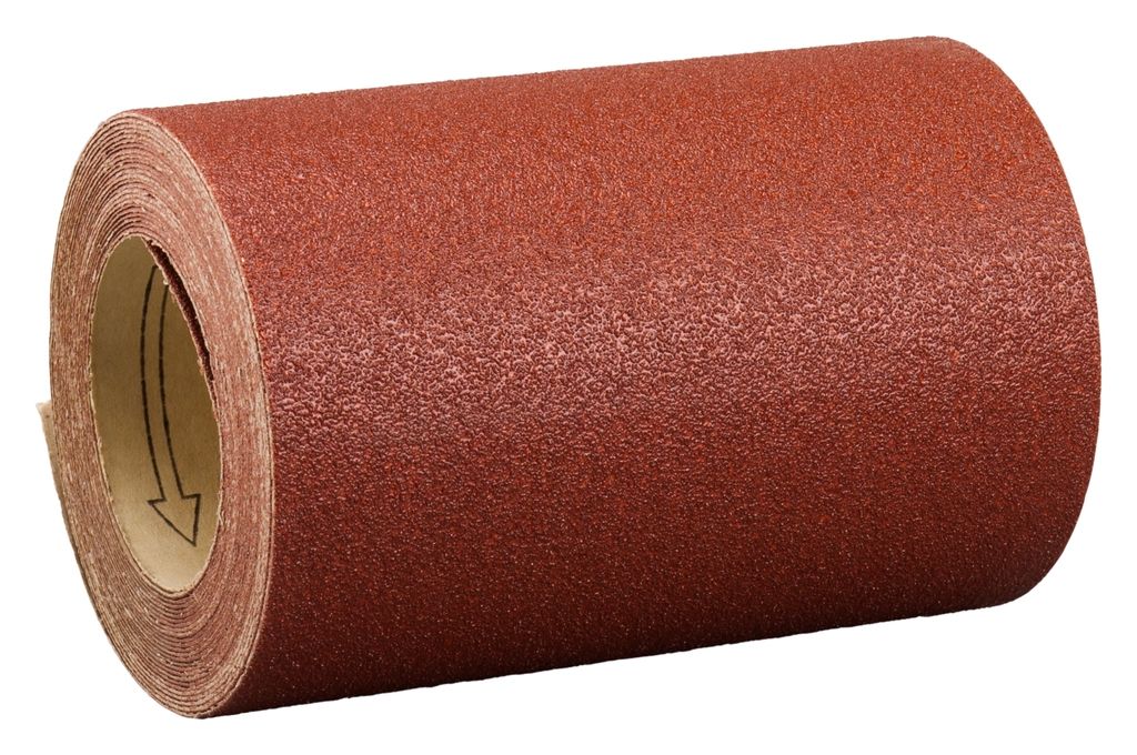 Makita Accessoires P-38124 Rouleau de papier de verre 120mm x 5 mtr. Grain 80 ROUGE