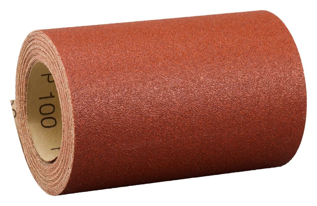 Makita Accessoires P-38130 Rouleau de papier de verre 120mm x 5 mtr. Grain 100 ROUGE