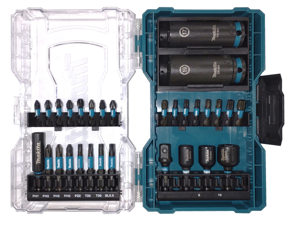 Makita Accessoires E-22903 Jeu d'embouts de vissage 30 pièces Impact Black