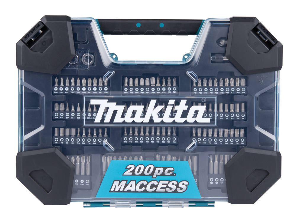 Makita Accessoires E-22610 Jeu de mèches 200 pièces