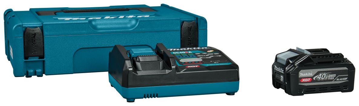 Makita Accessoires 1915D9-2 Kit de démarrage XGT DC40RA / 1x BL4040F