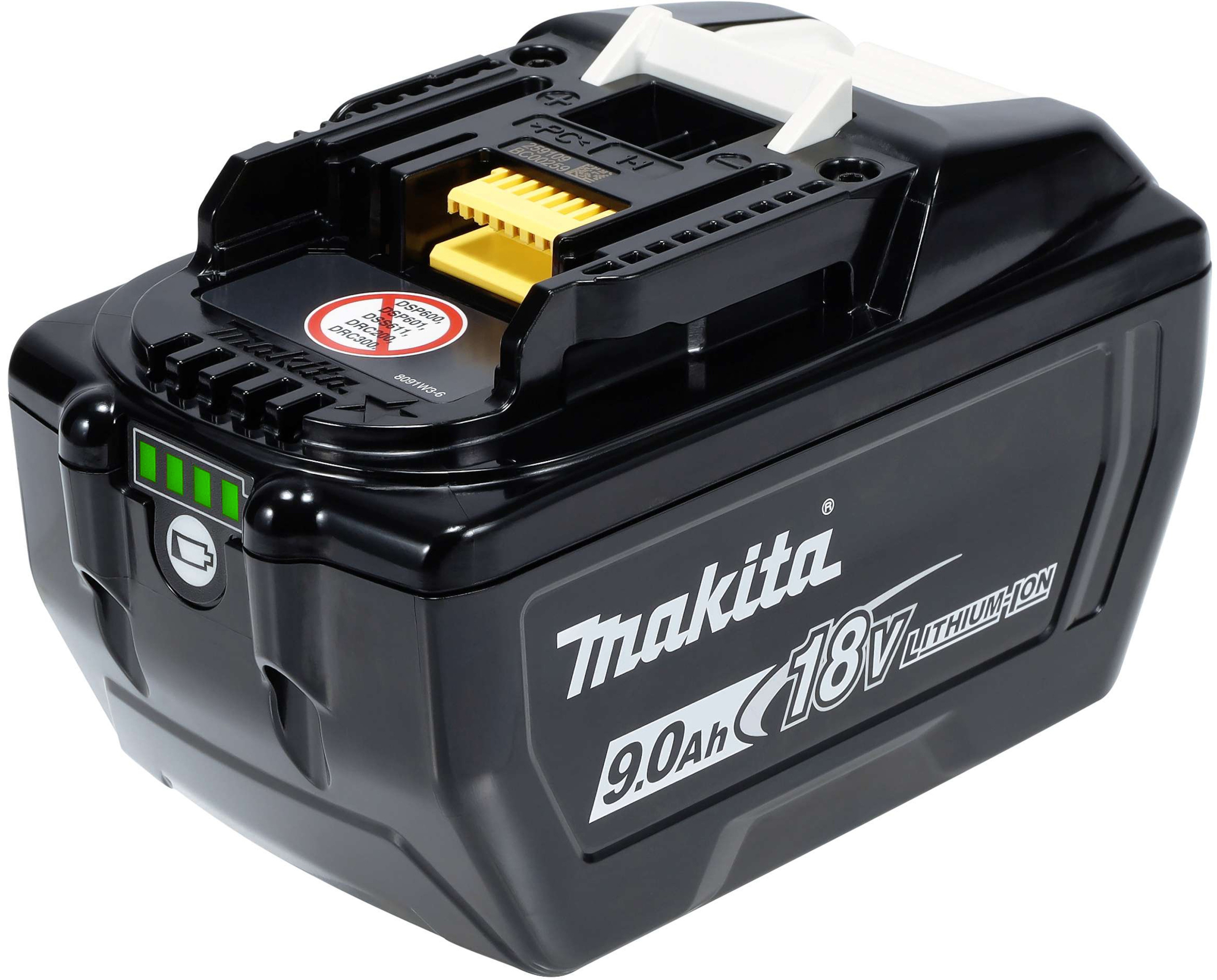 Makita Accessoires 1915H4-0 BL1890 Batterie 18 Volt 9.0 Ah Li-ion