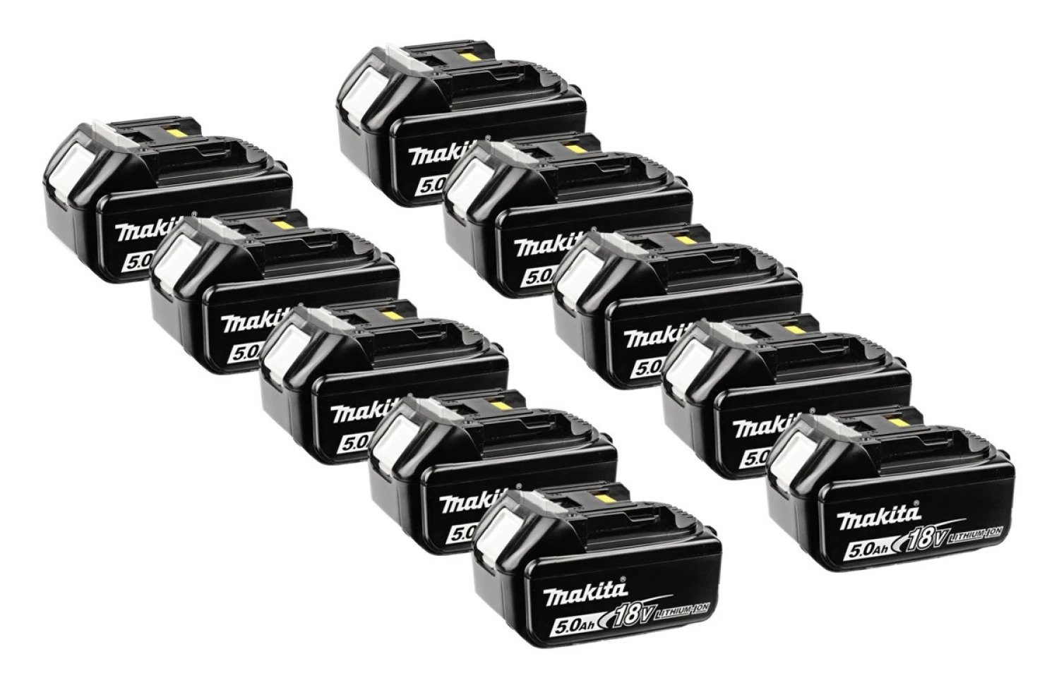 Makita Accessoires BL1850B10pack BL1850B 10-pack - 10 x batterie 18 Volt 5.0Ah Li-ion