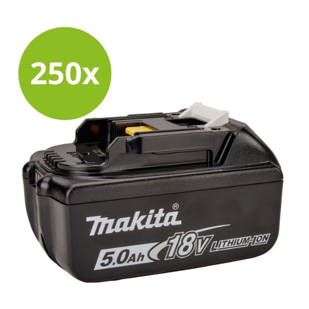 Makita Accessoires BL1850BMegapack250 BL1850B 250-pack - 250 x batterie 18 Volt 5.0Ah Li-ion
