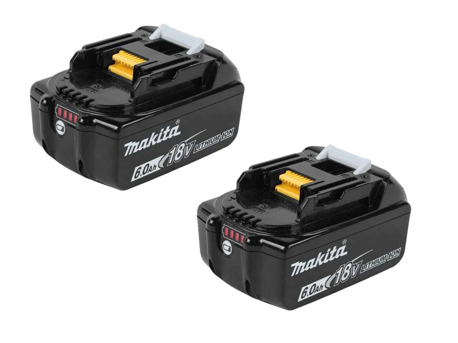 Makita Accessoires BL1860BDUO 2 x batterie 18 Volt 6.0 AH Li-ion