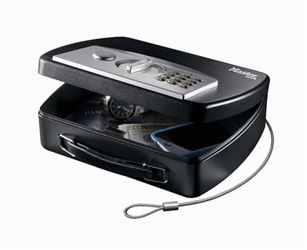 Masterlock P008EML Coffre-fort numérique avec câble