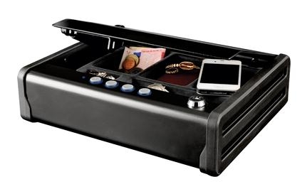 Masterlock MLD08E Coffre-fort numérique compact avec clé et câble