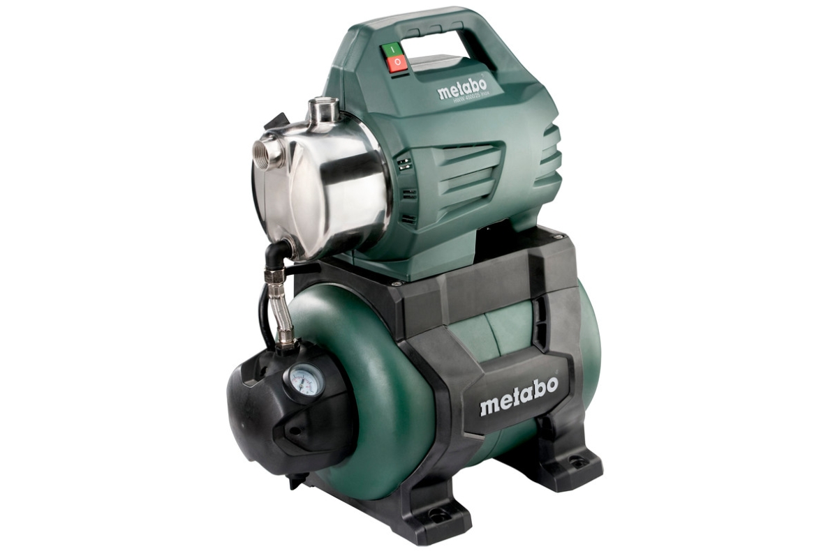 Metabo 600972000 Surpresseur avec réservoir inox 4500 l/h HWW 4500/25 Inox