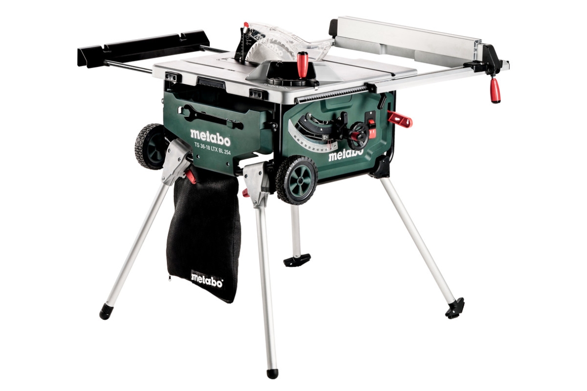 Metabo 613025850 TS36-18LTXBL254 Scie de table sans fil 36V