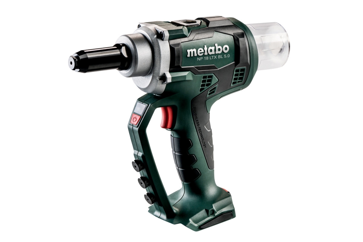 Metabo 619002840 NP 18 LTX BL Accu Riveteuse aveugle 18V excl. batteries et chargeur en métaloc 619002840