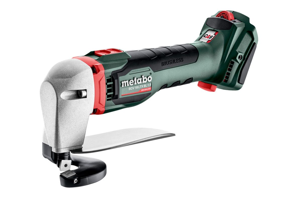 Metabo 601615850 SCV 18 LTX BL 1.6 Cisaille à plateforme à batterie 18V excl. Batterie et chargeur dans la boîte