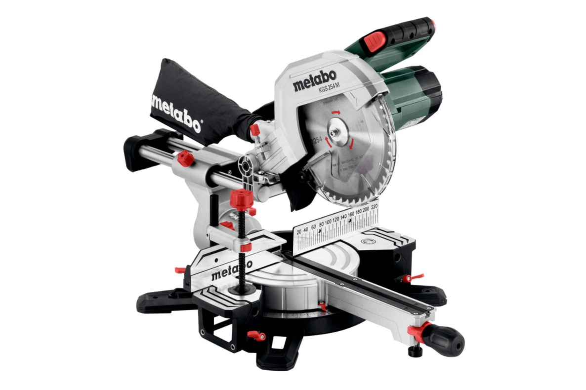 Metabo 613254000 KGS254M scie à onglets coulissante avec barre de traction
