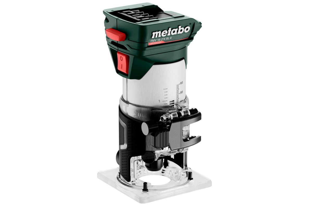 Metabo 601742850 FMV 18 LTX BL 8 Affleureuse sans fil 18V hors batterie et chargeur en boîte