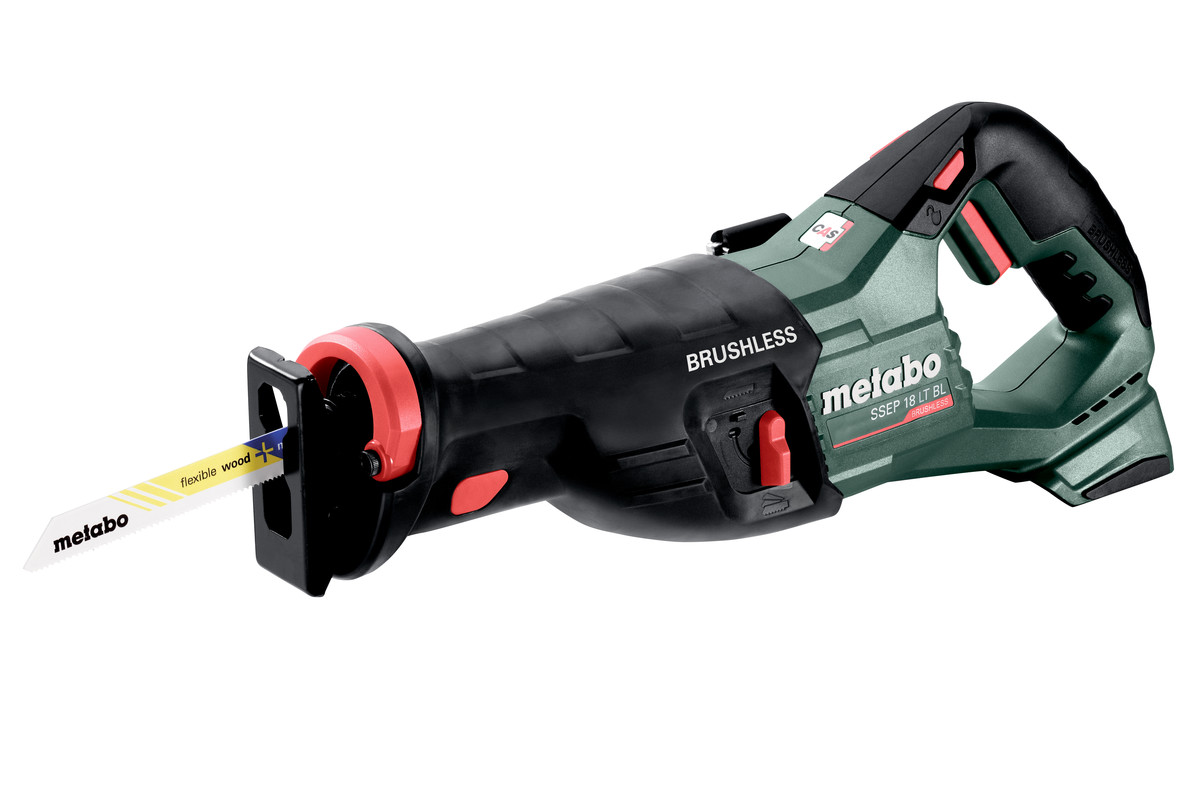 Metabo 601617840 SSEP 18 LTX BL 18V scie à guichet sans fil avec batteries et chargeur en metabox