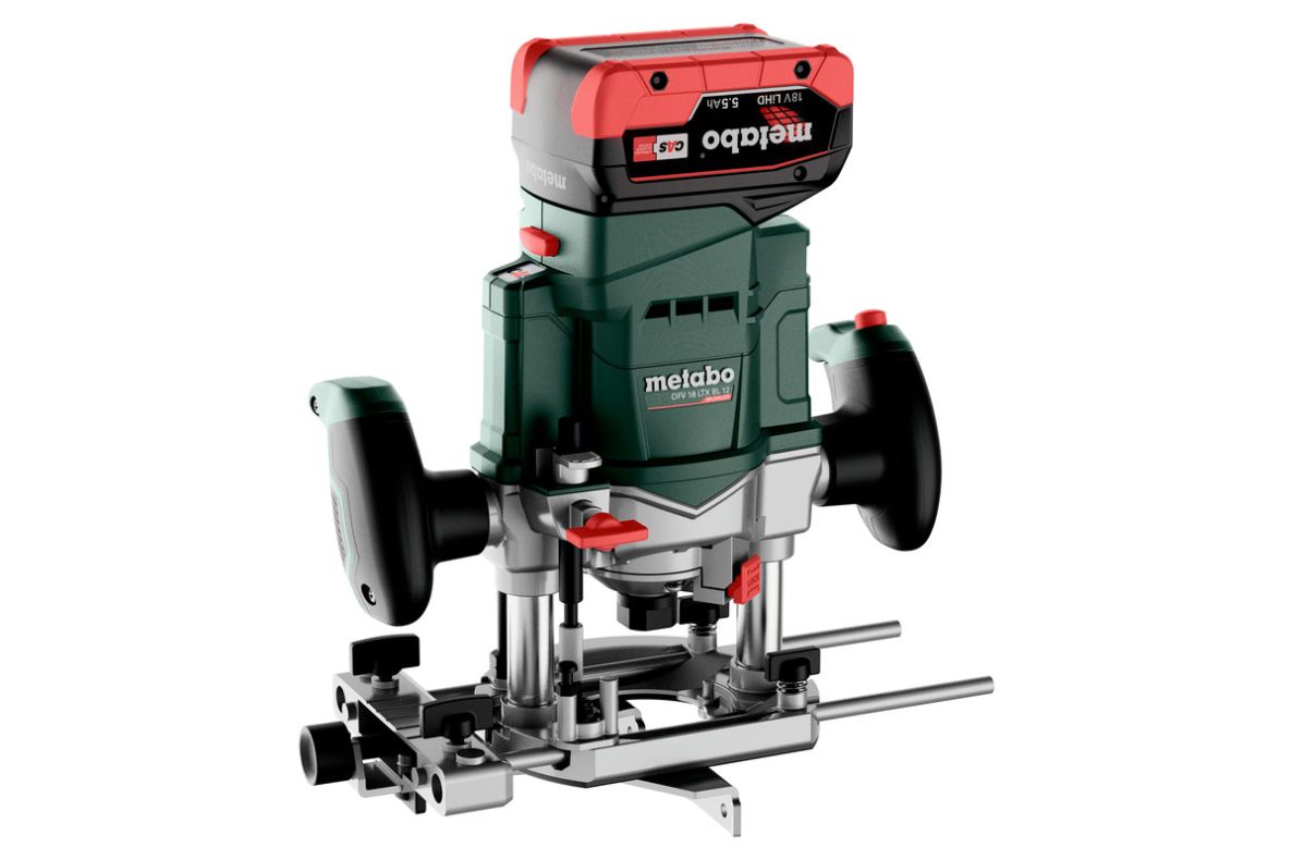 Metabo 601743660 OFV 18 LTX BL 12 Accu router 18V 2x5.5Ah dans metaBOX 340