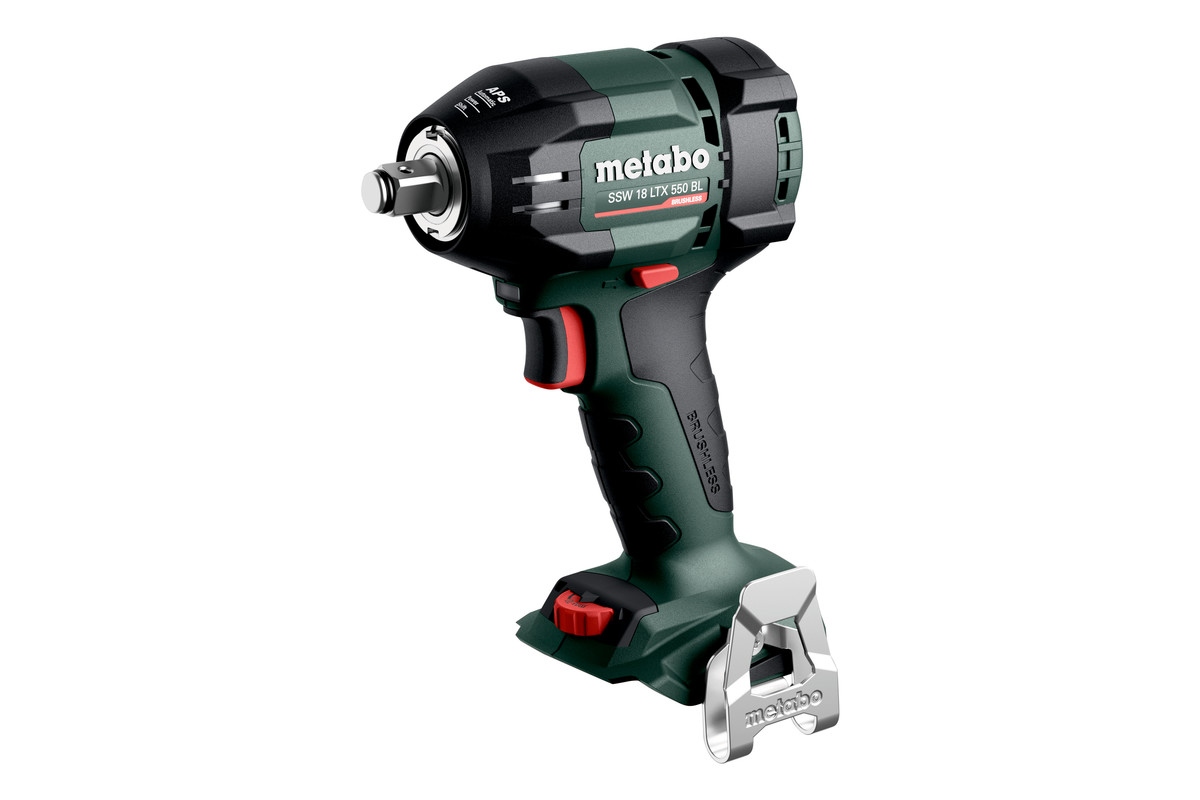 Metabo 602404850 SSW 18 LTX 550 BL tournevis à percussion sans fil/clé à percussion sans batterie ni chargeur dans sa boîte