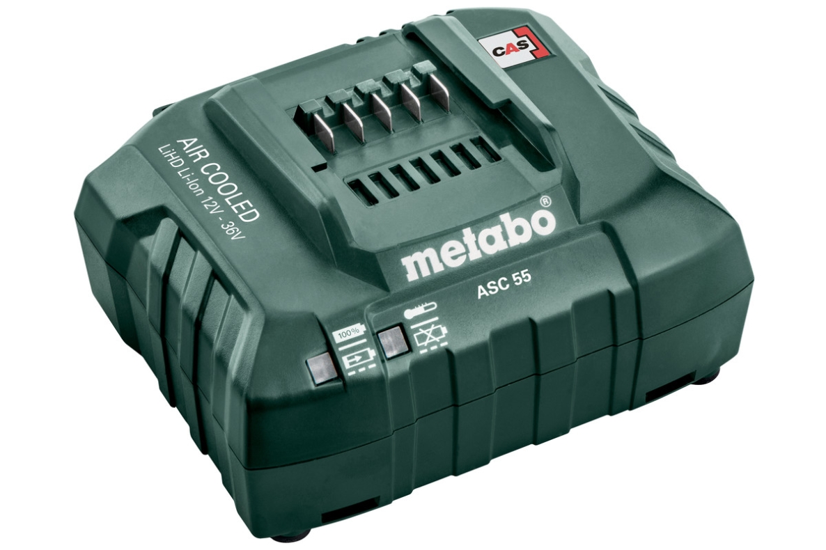 Metabo Accessoires 627044000 ASC 55 Chargeur de batterie 12-36V "Air-Cooled" (refroidi par air)