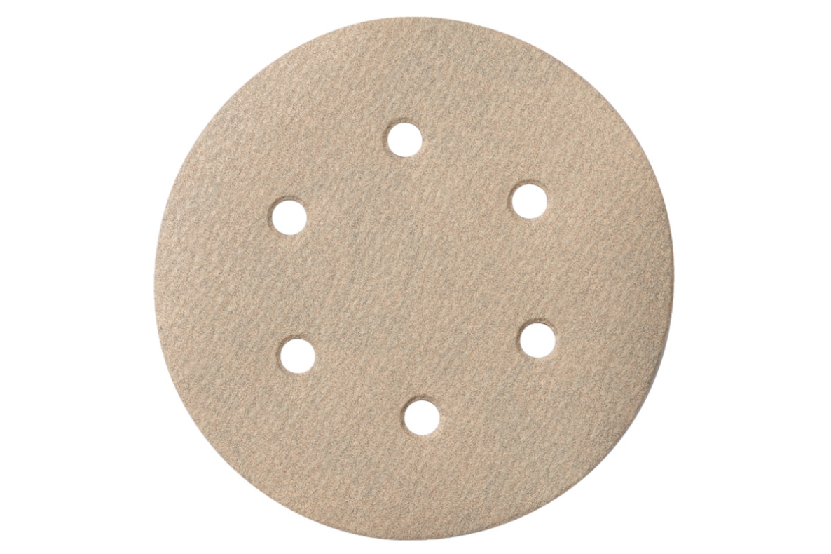 Metabo Accessoires 624028000 25 feuilles abrasives adhésives 150 mm P 40, peinture, SXE