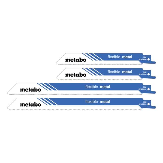 Metabo Accessoires 628534000 Jeu de lames de scie &agrave; guillotine en m&eacute;tal, 20 pi&egrave;ces