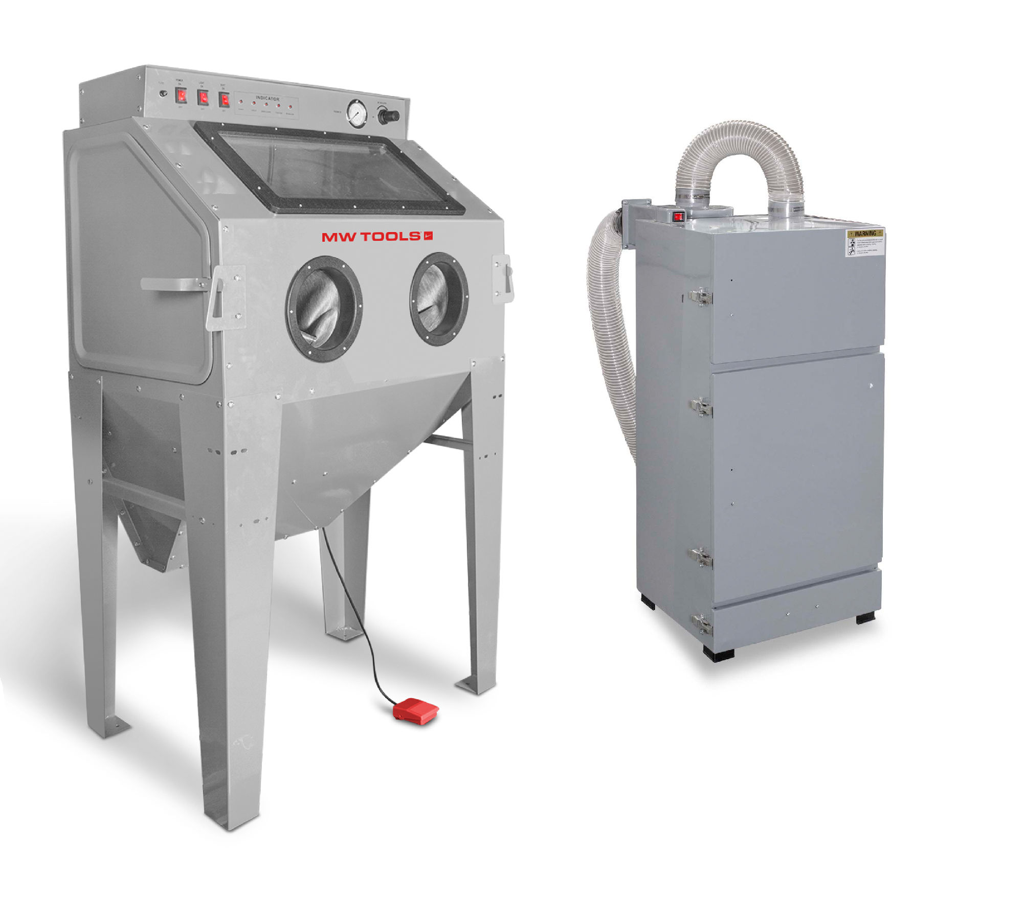 Metal Works 754751430 CAT415FC Cabine de sablage avec filtre à cartouche 350L