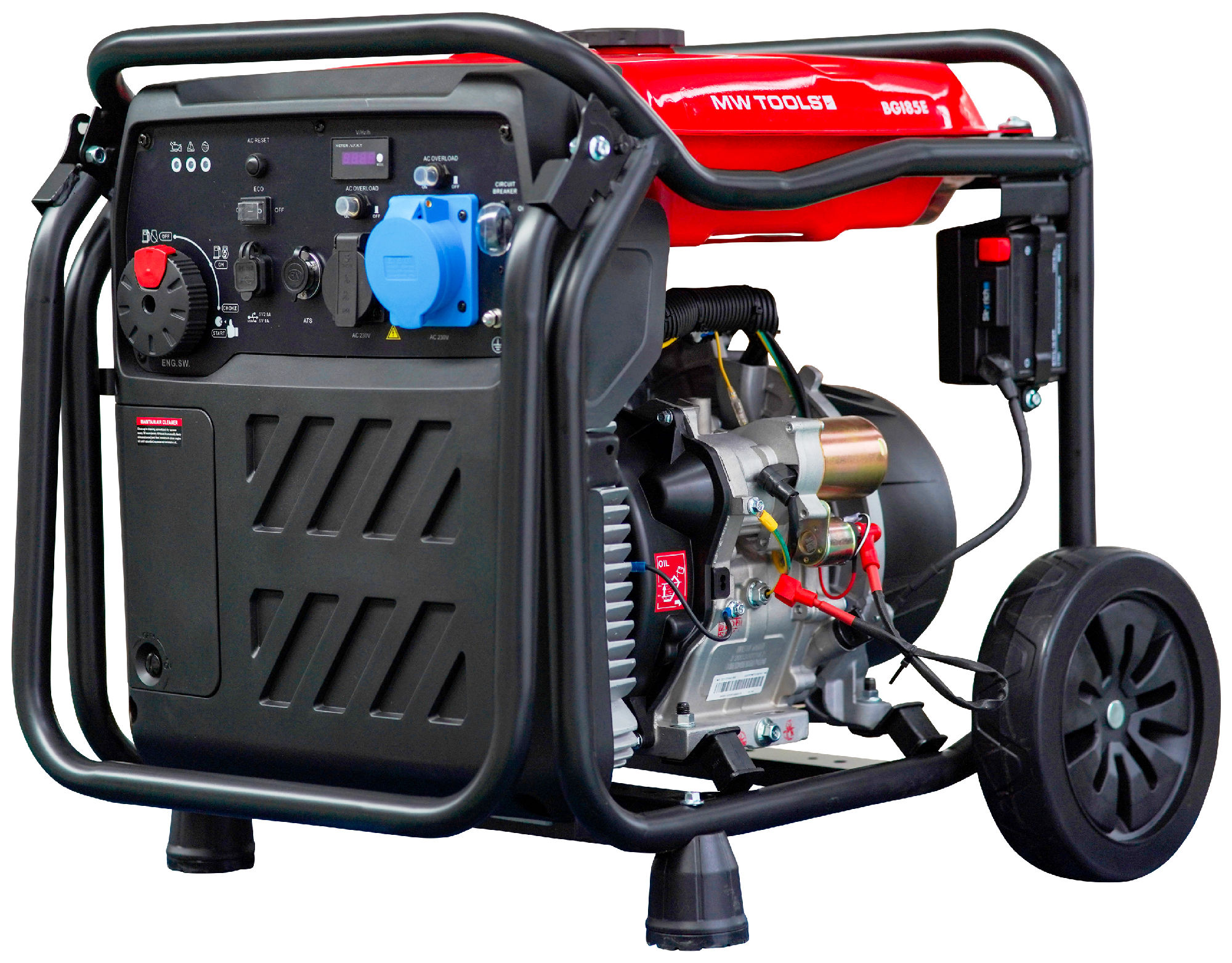 Metal Works 724562438 BGI85E Groupe électrogène à essence 230V 8.5kW e-start ATS