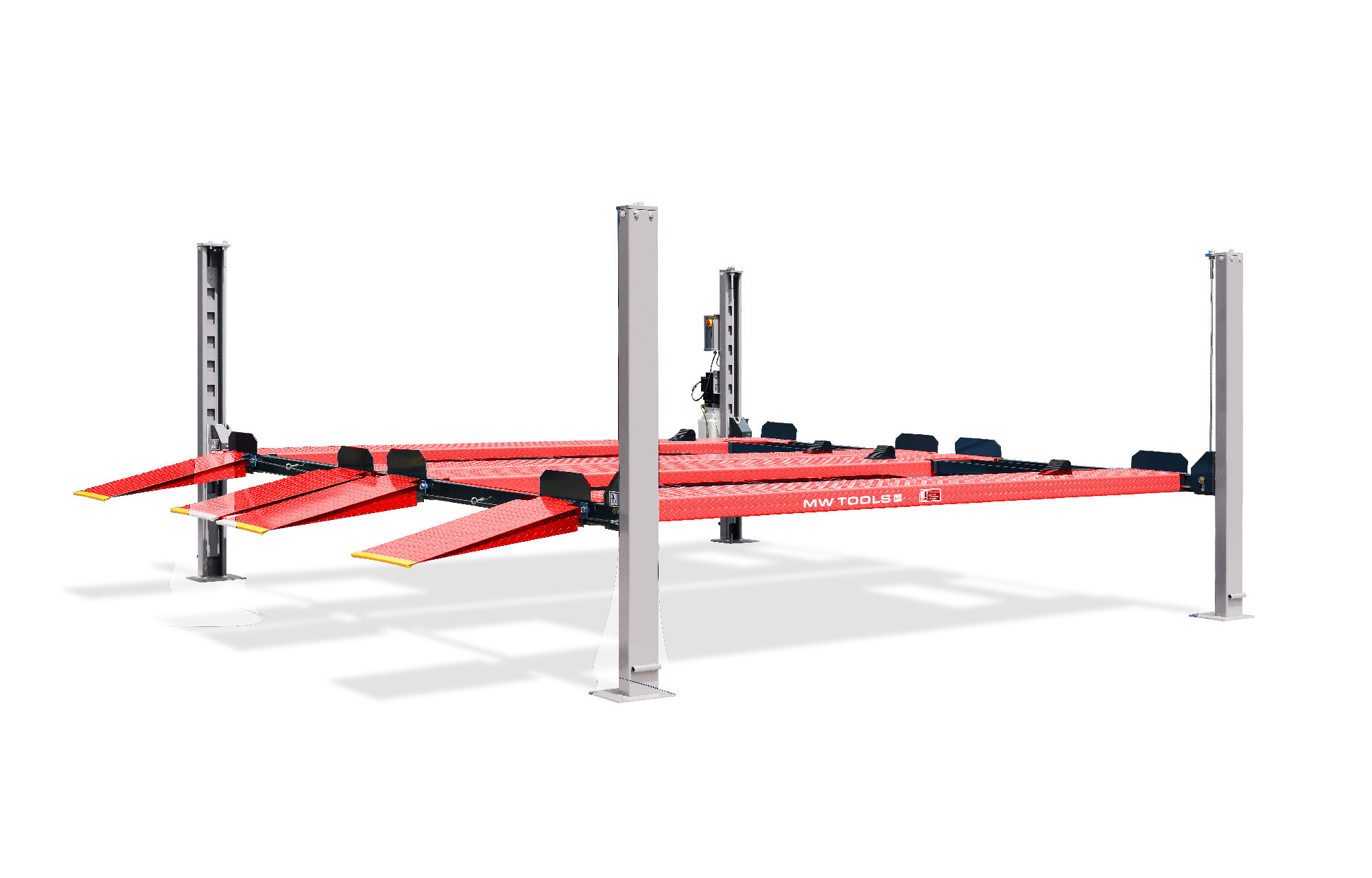 Metal Works 724562888 PKB2004 Rampe de stationnement 4.0T 230V 4 véhicules longueur 4200mm