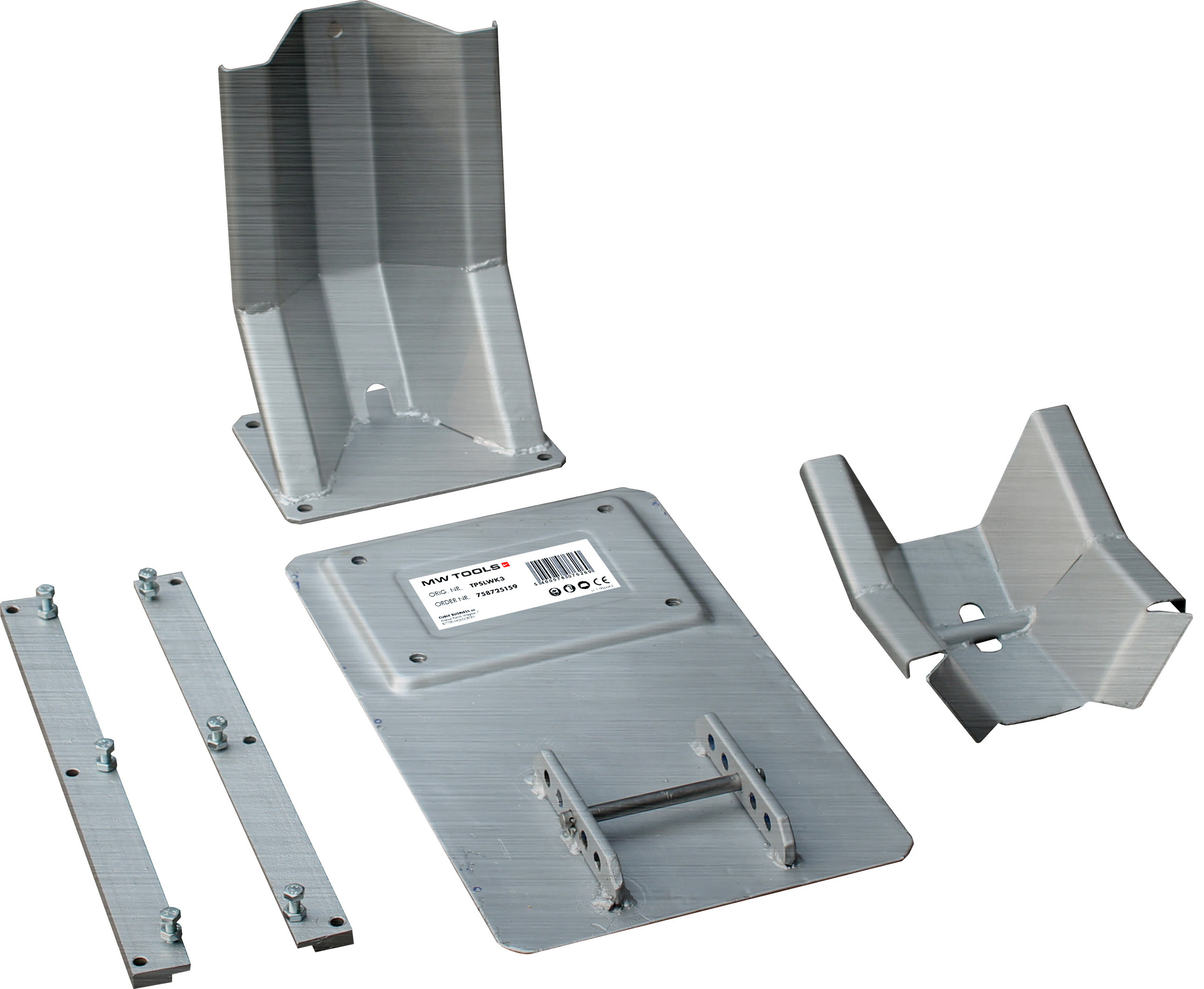 Metal Works 758725159 TPSLWK3 Blocage de roue autobloquant pneus zingués 70-164 mm