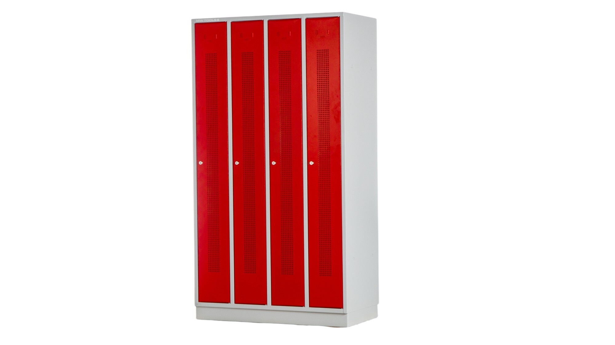 Metal Works 856001623 KL40R Armoire 4 portes rouges perforées