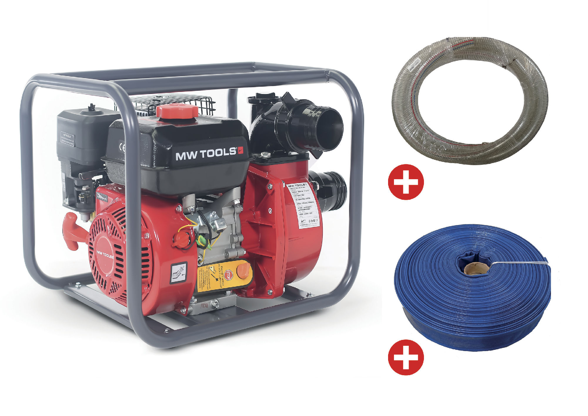 Metal Works 724562271 WP4800 Pack Pompe à eau 3 - 48,000 L/h - 7hp essence