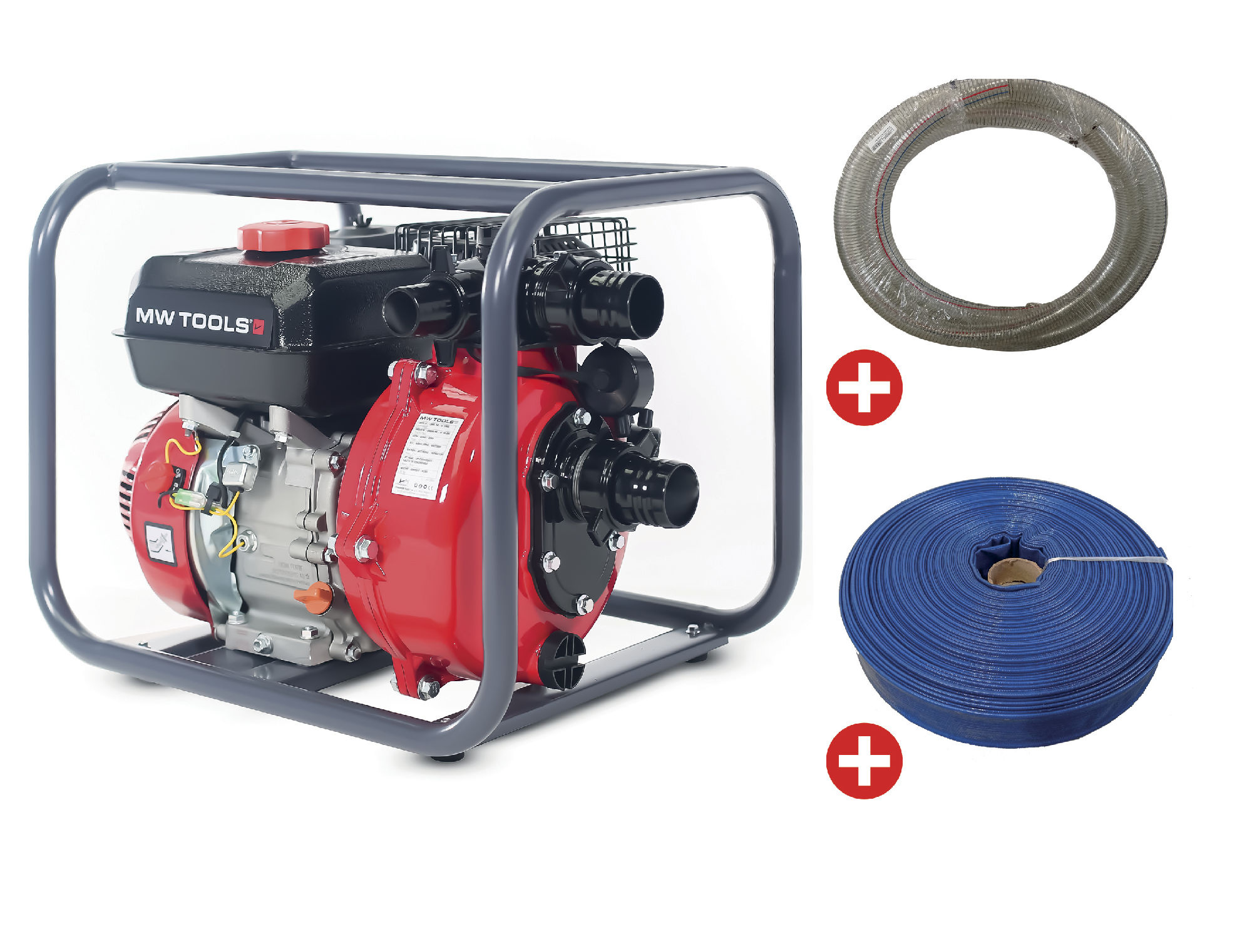 Metal Works 724562270 WP1800P Pack Pompe à eau haute pression 2 - 18 000l/h - 7hp essence