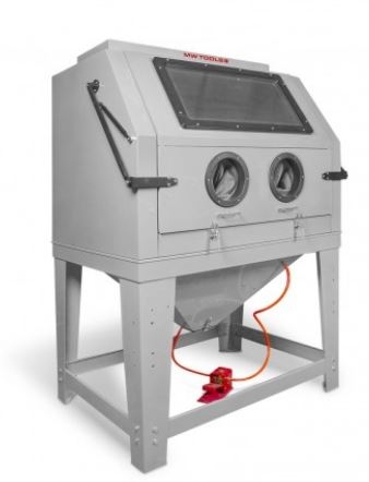 Metal Works 754751990 CAT990 Cabine de sablage 990 l avec aspiration des poussières