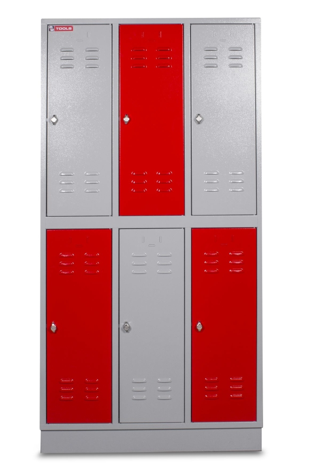 Metal Works 856001590 DEKLK32 Armoire 6 portes 890x500x1800mm