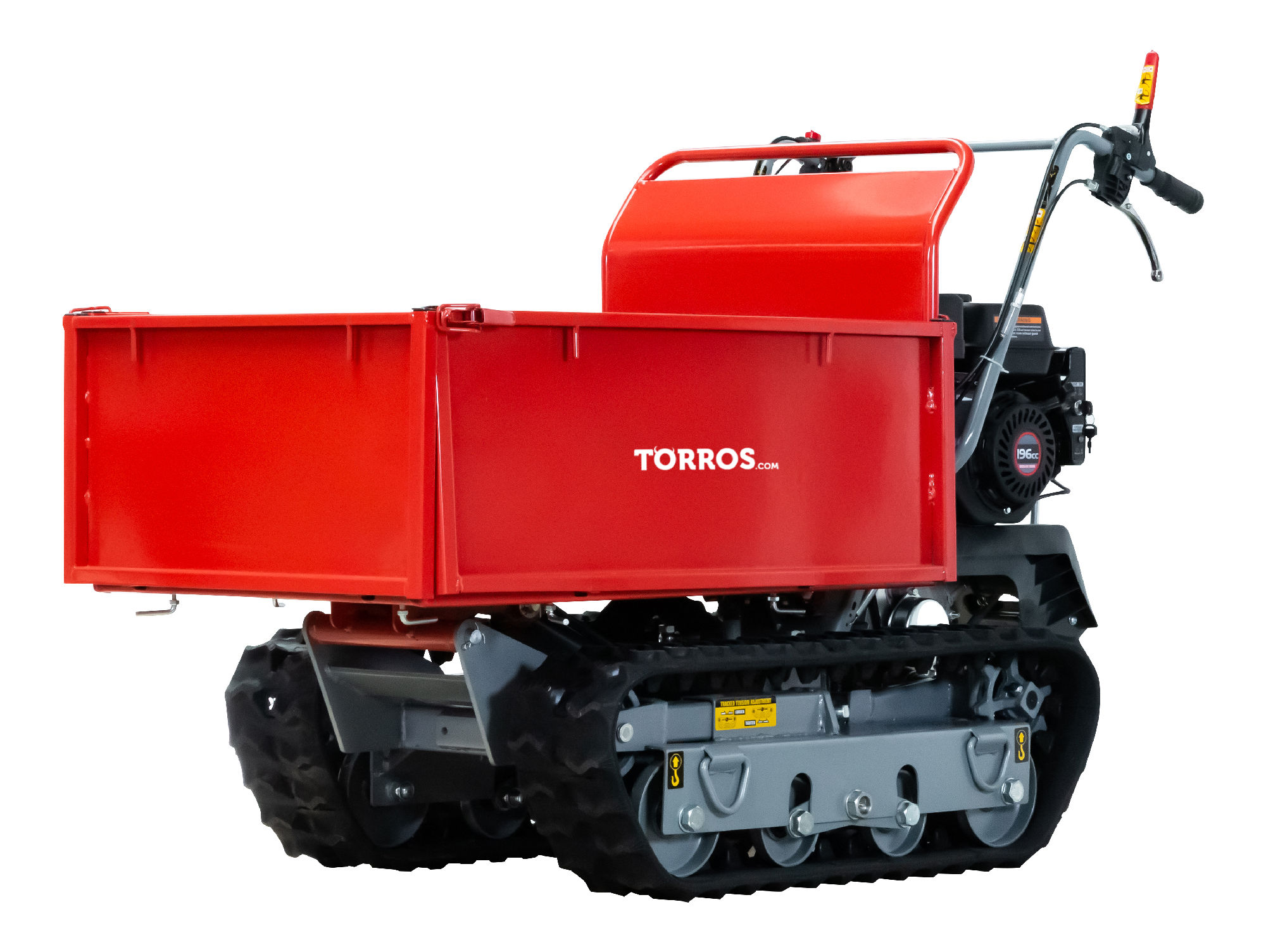 Metal Works 829700124 MRP600H Benne basculante Caterpillar Flat Tipper 600kg 6.5HP 4 vitesses