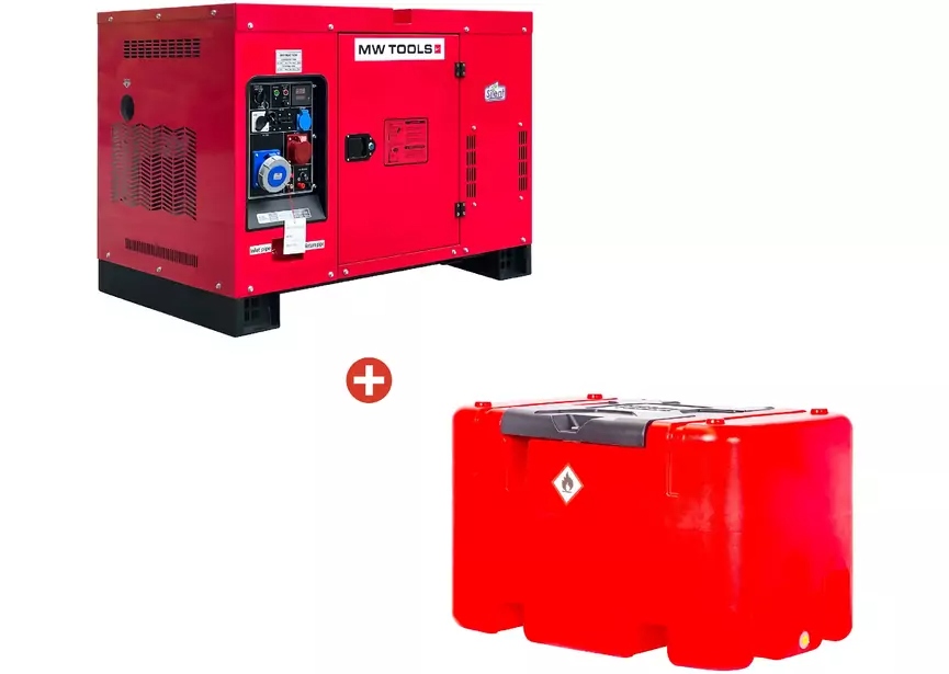 Metal Works DG150EPPACK2 DG150EP Générateur diesel 15 kW + Réservoir diesel 12V