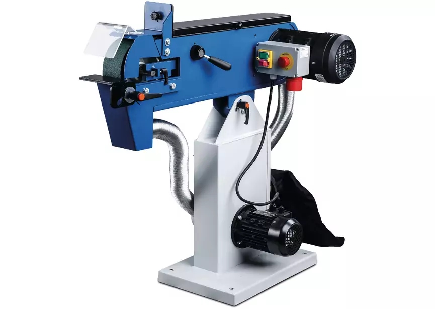 MetallKraft 713712076 MBSM75-20 AS Ponceuse à bande métallique 3x400V avec extraction