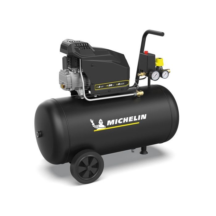 Michelin RHDC404MLL534 MX POP AIR 50-2 L Compresseur mobile lubrifié à l'huile 230V 2hp 8 bar 50L
