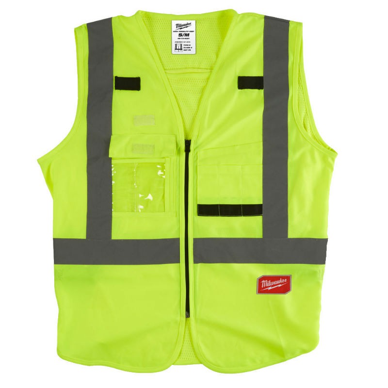 Milwaukee Accessoires 4932471890 Veste de sécurité haute visibilité classe 2 jaune - L/XL -1 pièce