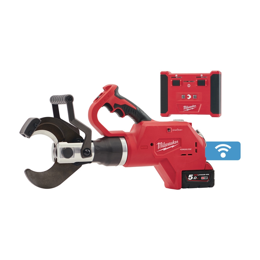 Milwaukee 4933459271 M18 HCC75R-502C M18™ FORCE LOGIC™ coupe-câble hydraulique souterrain 18V 5.0Ah Li-Ion