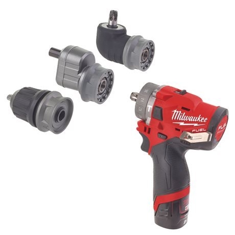 Milwaukee 4933464138 M12 FPDXKIT-202X Perceuse sans fil compacte 12V 2.0Ah