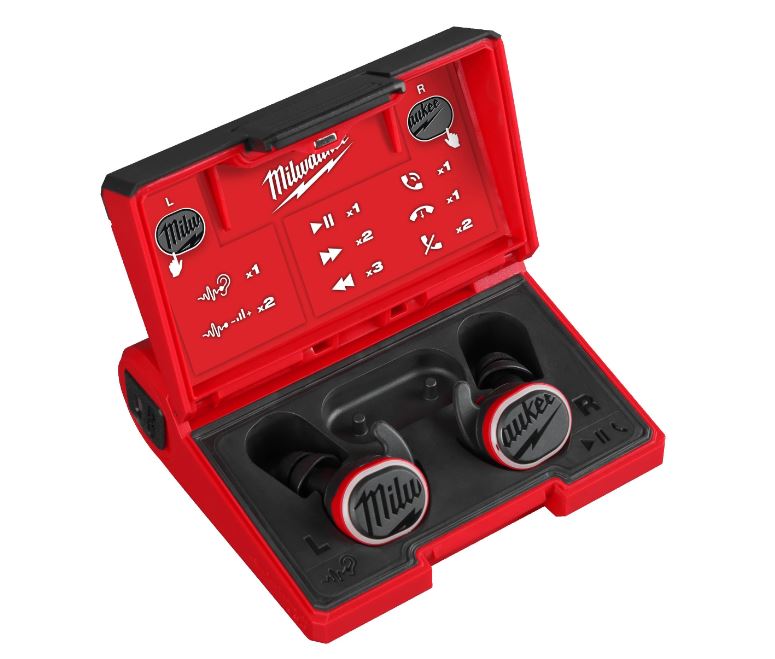 Milwaukee 4933478750 L4 RLEPB-301 Casque intra-auriculaire Bluetooth - protection auditive