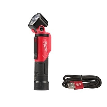 Milwaukee 4933479765 L4 PWL-301 LED USB Lampe de travail rechargeable avec tête pivotante 500 lumens
