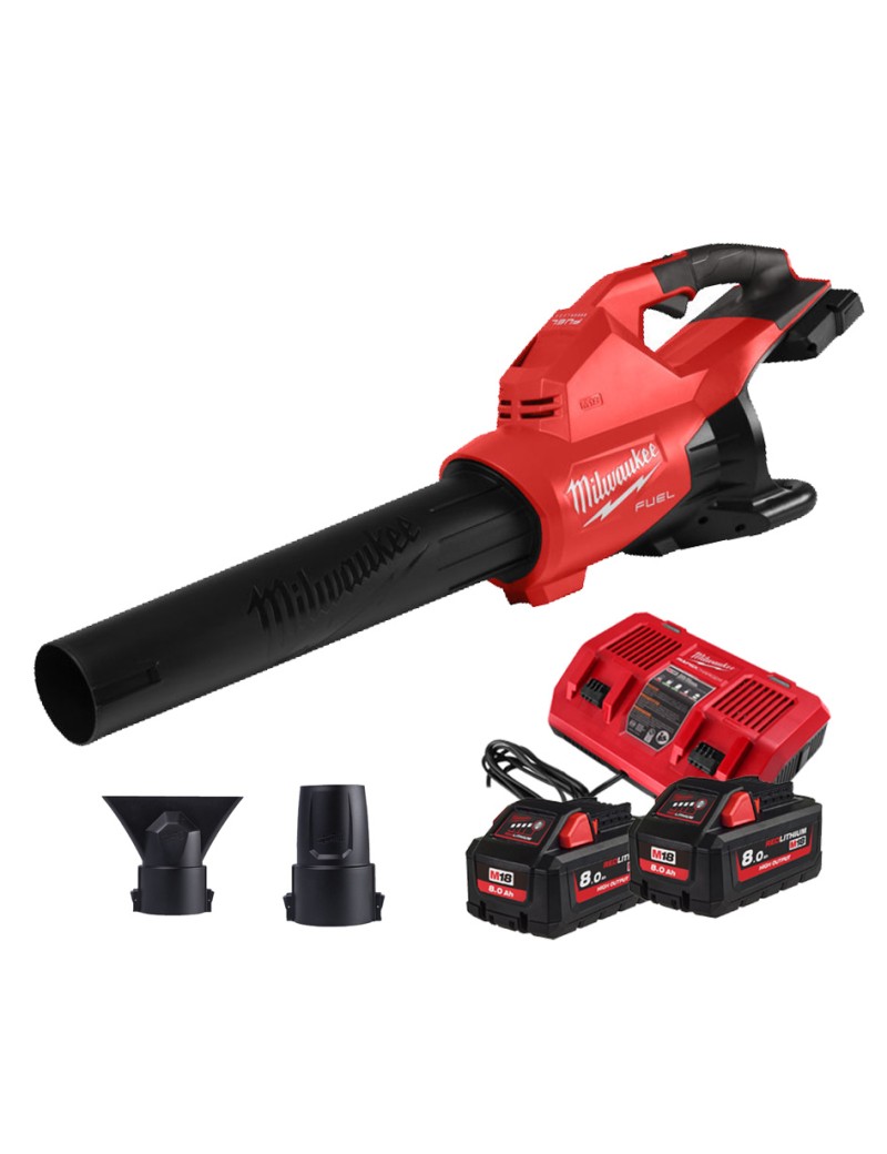 Milwaukee 4933479988 M18 F2BL-802 M18 Fuel Accu Leaf Blower 2x18V 8.0Ah Li-Ion