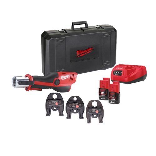 Milwaukee 4933481034 M12 ONEHPT-202C V-Set Accu Puncher 12V 2.0 Ah Li-ion V 15/22/28 mm