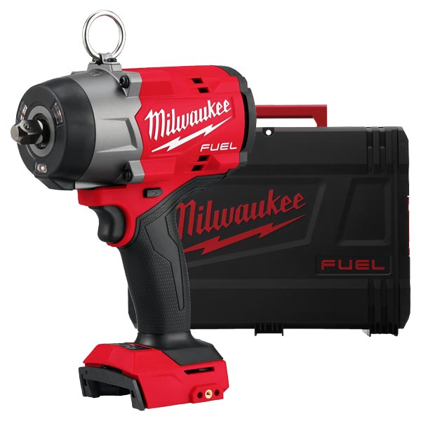 Milwaukee 4933492785 M18 FHIW2P12-0X 1/2" Fuel Accu Impact Wrench with spring-loaded locking pin 18V excl. batteries et chargeur in HD-Box