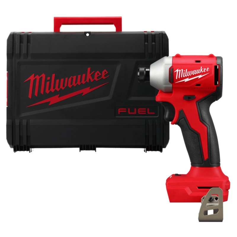 Milwaukee 4933492842 M18 BLIDR-0X Tournevis à percussion sans balais 1/4" 18V excl. batteries et chargeur en HD-Box