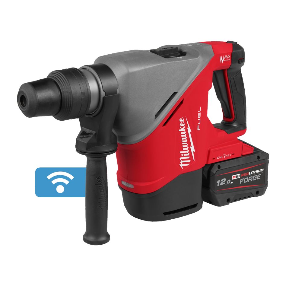 Milwaukee 4933493138 M18 FUEL FHACO540-122C Perceuse et marteau piqueur SDS-Max 40mm 2x 12.0Ah batterie et chargeur en mallette