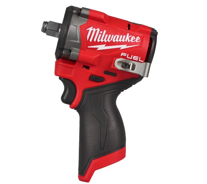 Milwaukee 4933493454 M12 FCIWF12G3-0 1/2" Fuel Battery Impact Wrench 12V excl. batteries et chargeur