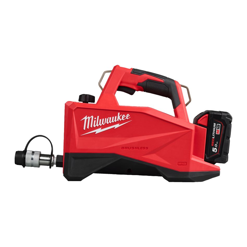 Milwaukee 4933493921 M18 HMP700-501 Mini pompe hydraulique 700 bar 18 V 5.0 Ah + 5 ans de garantie concessionnaire !