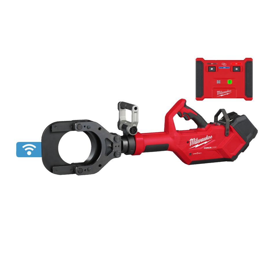 Milwaukee 4933499331 M18 FORCE LOGIC HSFC125R-802C Coupe-câble hydraulique Accu 125 mm 2x 8.0Ah et chargeur en valise