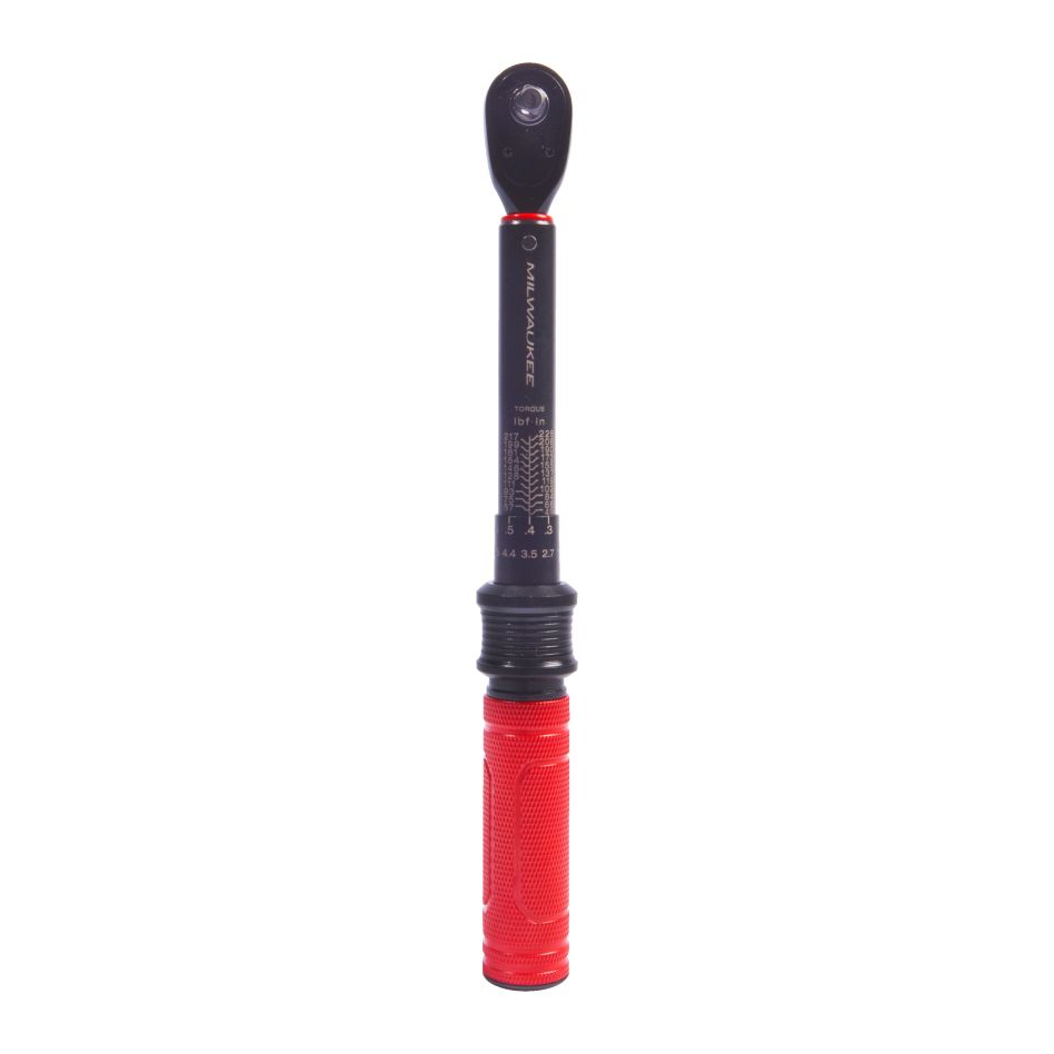 Milwaukee 4932500823 Cl&eacute; dynamom&eacute;trique &agrave; cliquet 1/4&Prime; 5-25 Nm